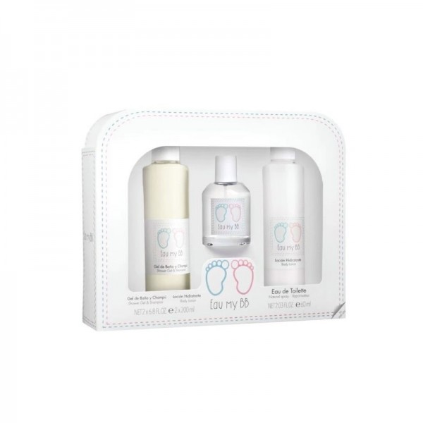 Eau my bb eau my bb eau de toilette 460ml vaporizador + shower gel 200ml + perfumed body lotion 200ml