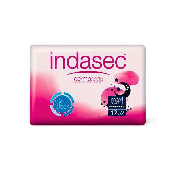 Indasec Maxi Good Night 12 unidades