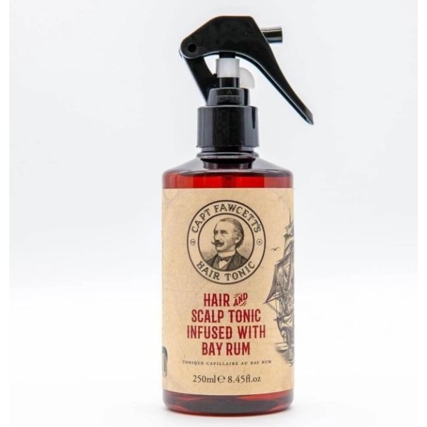 Captain fawcett hair & scalp tonico capilar bay rum 250ml