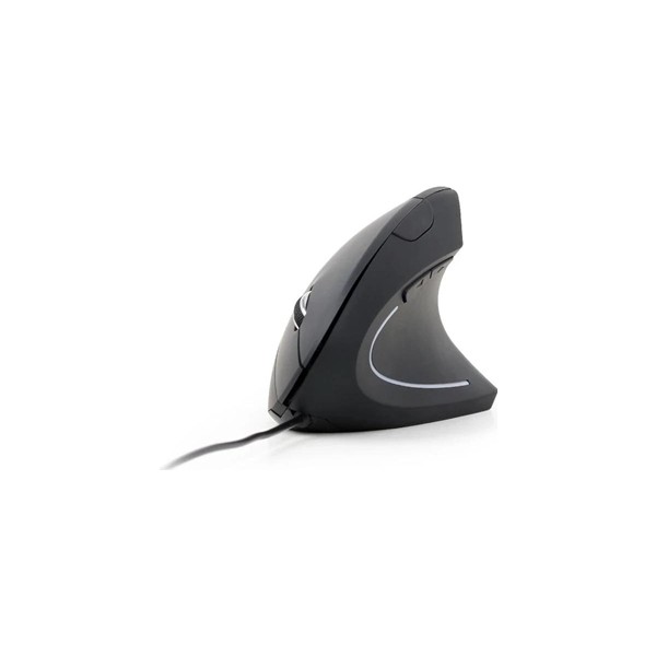 Gembird ratón óptico usb erg 6 botones cable negro