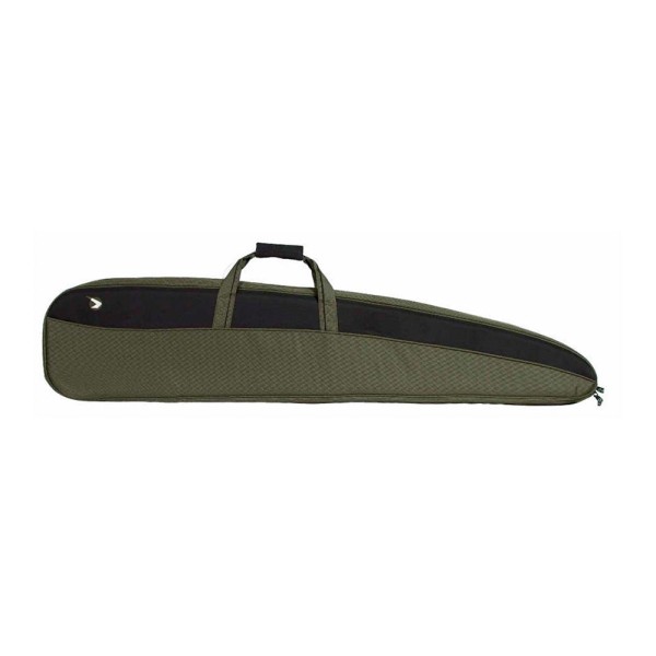 Funda carabina con visor foam verde/negra, 130 x 27 cm